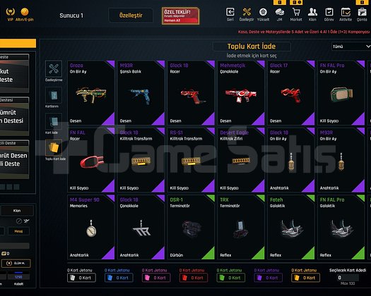 VIP HESAP | AK-47 RACER SETLİ | +6 SİLAHLAR |