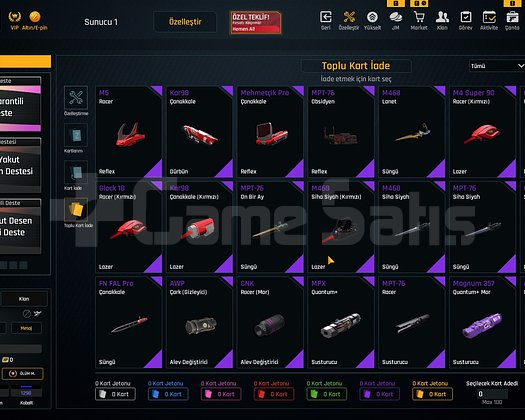 VIP HESAP | AK-47 RACER SETLİ | +6 SİLAHLAR |