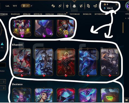 359 LEVEL / 88 SKİN / FUL HERO +MAİL +14K SATIŞ