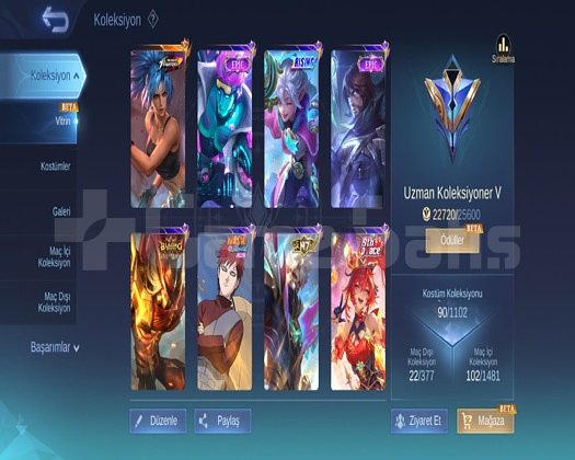 84 KOSTÜM 56 HERO MİSTİK ZAFER BEDAVA!!