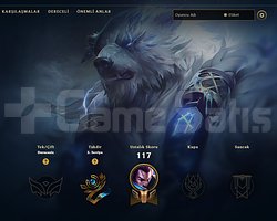 TR HAZIR UNRANKED 9 SKIN 1 EBEDİ