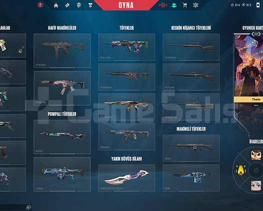 Fiyat performans satılık valorant hesabı