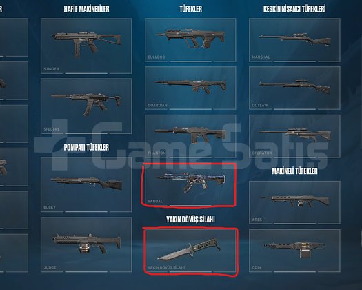 BIÇAK + 2 VANDAL