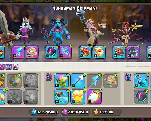 Clas of clans hesap ilani