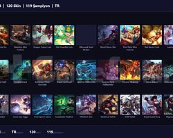 TR / 153 LVL + 120 SKİN + UNRANKED + FISTIK HESAP