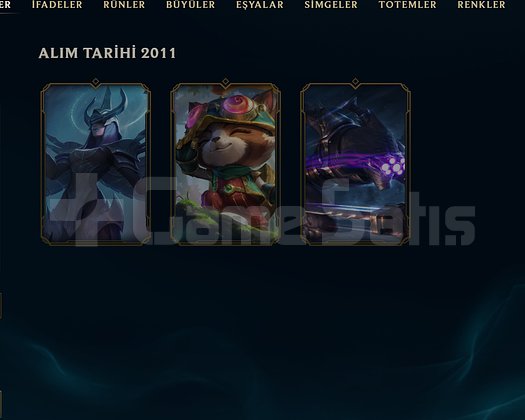 2011 AÇILIŞLI HANDMADE RANK KASMALIK NADIR SKIN !!