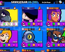 11k kupa 55 karakter 120 kostğm