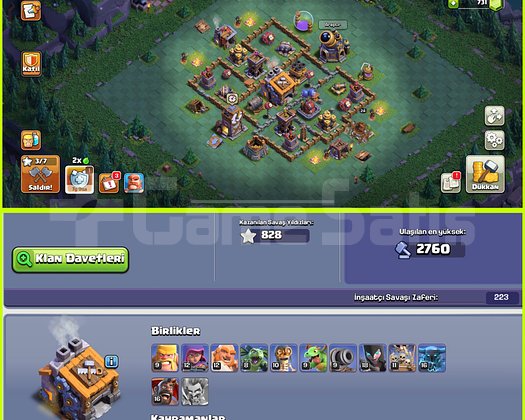 MAX + MAX SAVUNMA!! 2 ARKAPLAN!! TH16 MAX HESAP