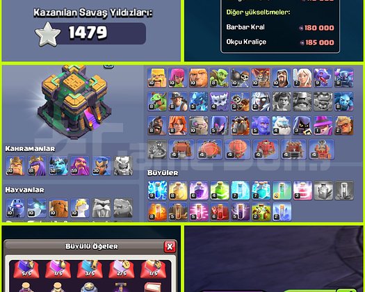 +1479 KS YILDIZI!! MAX + MAX TH14 HESAP