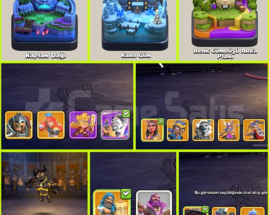 EŞSİZ ÖTESİ EKİPMAN!! 5900 ELMAS!! TH18 HESAP