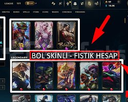 223 LVL + 179 SKİN + FIRSAT HESAP + MAİL !!!!