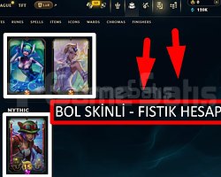 195 LVL + 126 SKİN + MAİL ONAYSIZ + FIRSAT !!