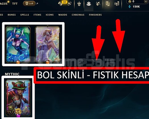 195 LVL + 126 SKİN + MAİL ONAYSIZ + FIRSAT !!
