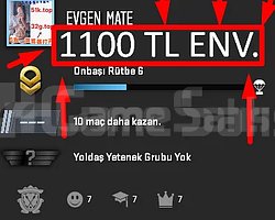 ANINDA TESLİM | 1100 TL ENV. + PRİME !!