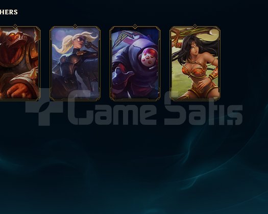 EUW 30 LEVEL RANKED READY HANDMADE 4 SKIN