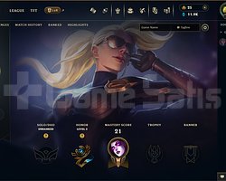 EUW 30 LEVEL RANKED READY HANDMADE 4 SKIN