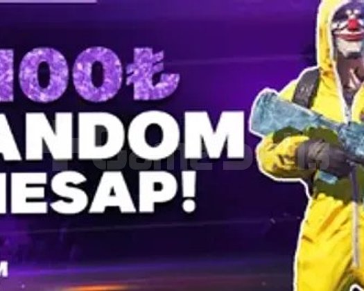 100 TL ASLA BOŞ ÇIKMAYAN DOPDOLU RANDOM HESAP
