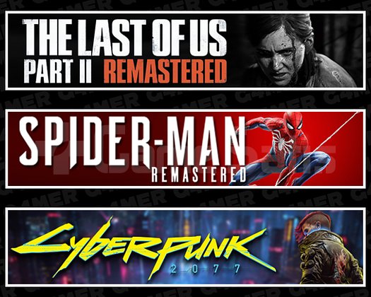 The Last Of Us 2 + SpiderMan RE + Cyberpunk 2077