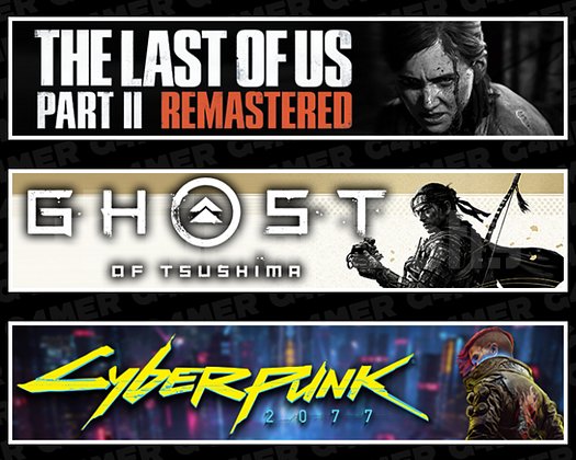 The Last Of Us 2 + Tsushima + Cyberpunk 2077