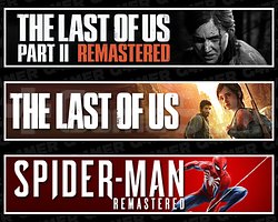 The Last Of Us Part 1 + Part 2 + SpiderMan RE