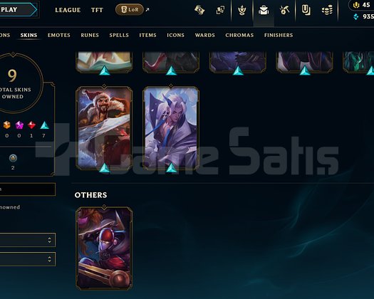 TR / 39 LVL + 9 SKİN + FRESH + DERECESİZ + MAİL !