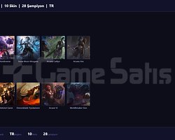 TR / 42 LVL + 10 SKİN + UNRANKED + MAİL ONAYSIZ !!