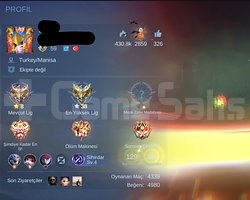 TR İD Temiz hesap aspirant legend dolu dolu