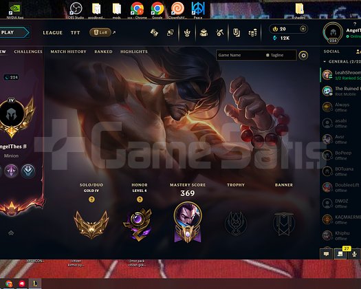 ACİL SATILIK TEMİZ TR LOL HESABI