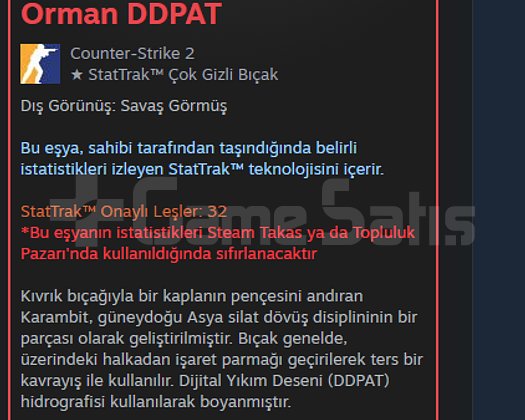2 BIÇAKLI DOPDOLU CS2 HESABI
