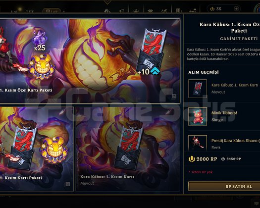 626 LVL KOSTÜM DOLU HESAP
