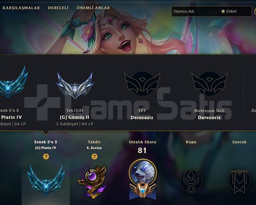 EUW | 45 Lv | Fresh Smurf Hesap | 10 Kostüm