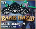TR / +30 LVL + RANK HAZIR + BOTSUZ + BAN YEMEZ !!