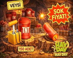UCUZ toplam 150 tnt veya dinamit