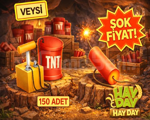 UCUZ toplam 150 tnt veya dinamit