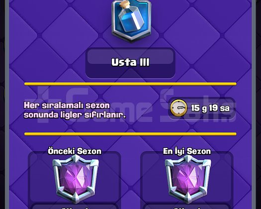 Satılık Clash Royale hesabı