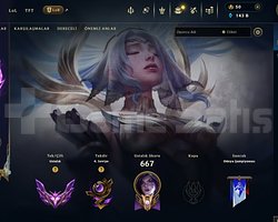 2 MİLYON KAİSA 523 LVL MASTER 121 SKIN HESAP +MAİL