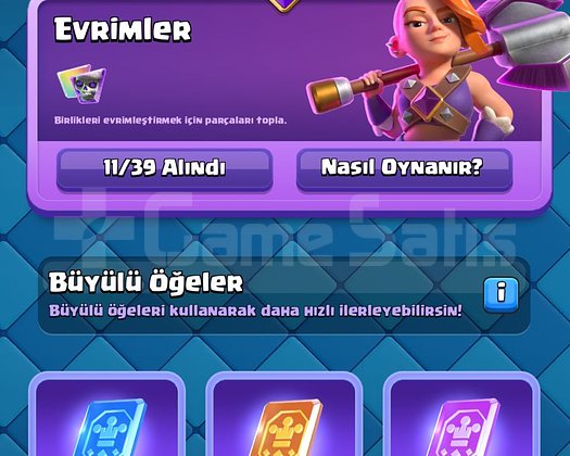 Clash Royale Destek Max Hesap
