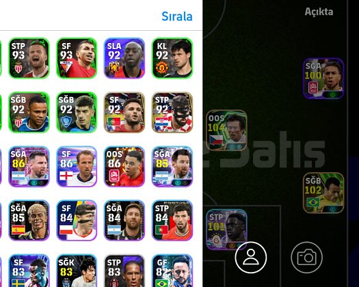 104 Scholes 103 De Jong ve daha fazlası..