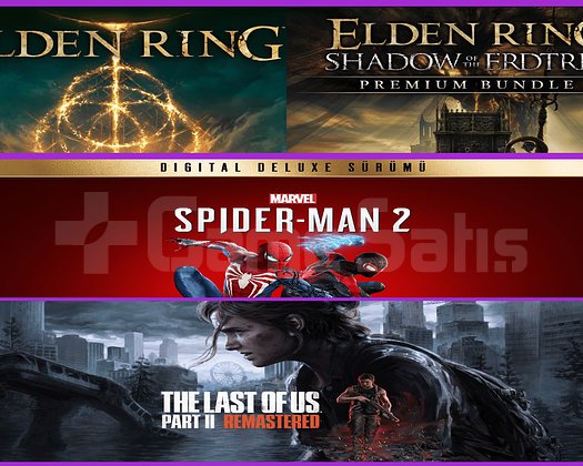 Elden Ring + Spiderman 2+ The Last Of Us Part 2