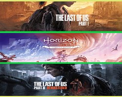 The Last of Us Part I + Horizon F.+ Tlou Part 2