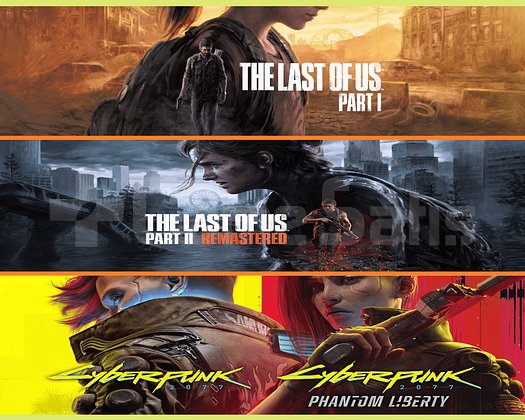 The Last of Us Part I + Part 2 + Cyberpunk