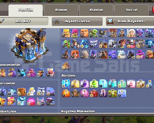 CLASH OF CLANS ACİLLL SATILIKK