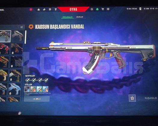 Kaos vandallı rankı açık valo