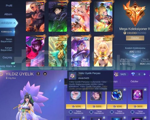 *GUS K JUL JJK VE DAHASI* *130 LEGEND 5400 STAR