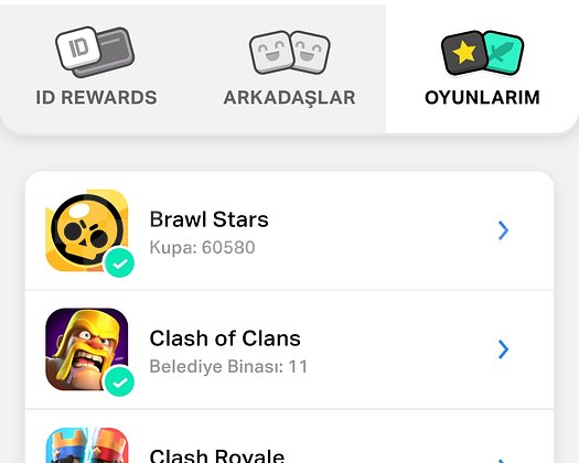 Clash Royale-Brawl Stars-Clash Of Clans birlikte