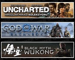 Uncharted + Ragnarök + Black Myth Wukong