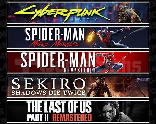 Cyberpunk + Miles + Spider 1 + Sekiro + TLOU2