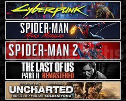 Cyberpunk + Miles + Spider 2 + TLOU2 + Uncharted