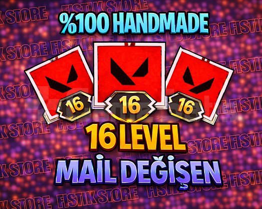TR / 16 LEVEL - MAİL DEĞİŞEN - FISTIK HESAP !!