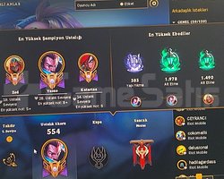 DOLU HESAP + İLK SAHİP + 324 LVL +ZÜMRÜT ELO